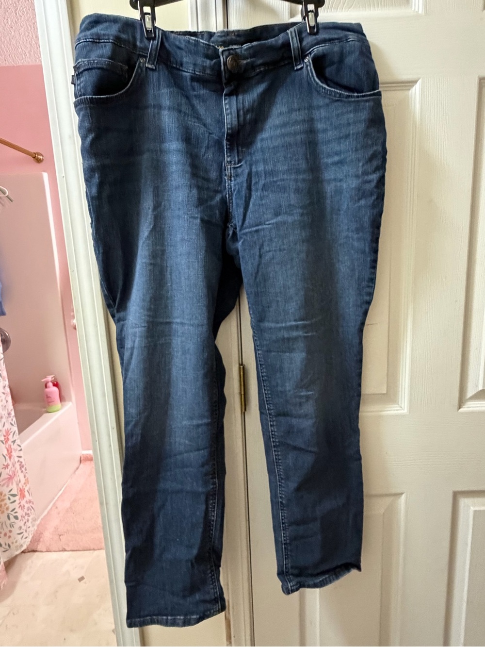 Women's Dark Blue Denim Jeans Lee plus 18W